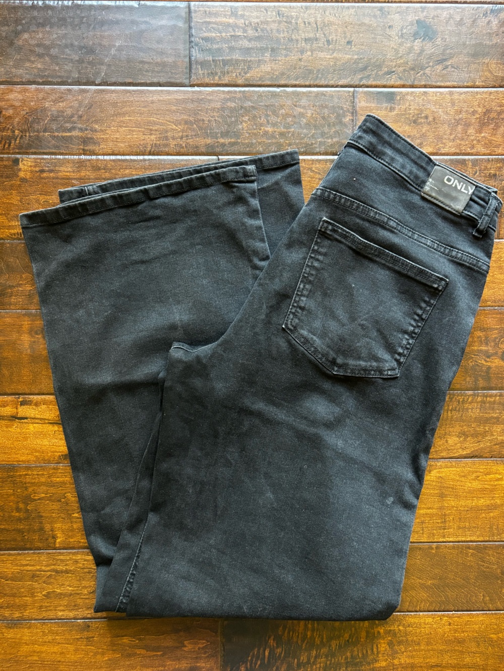 ONLY Mid-Rise, Wide Leg Jeans